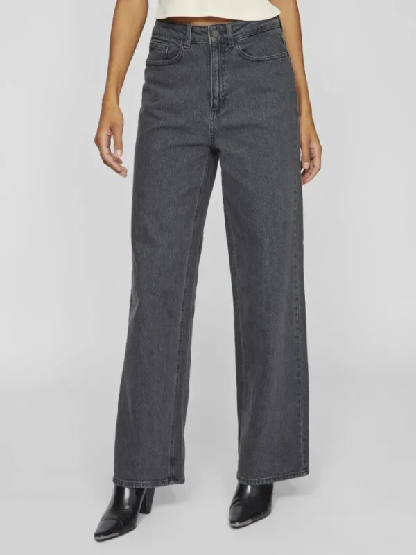 Vila Pants | Jeans<Freya High Waisted Wide Leg Jeans ( Wash Denim)