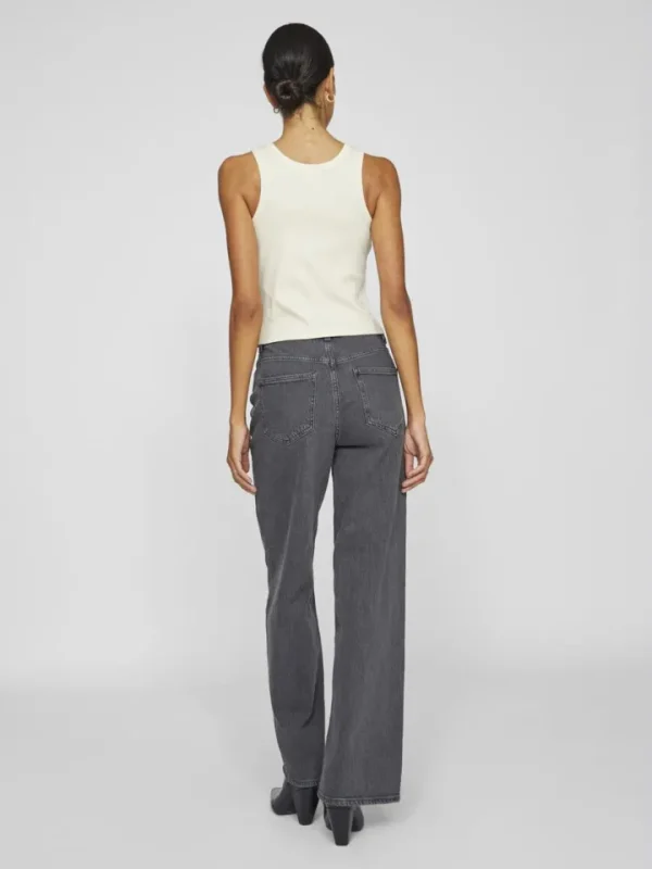 Vila Pants | Jeans<Freya High Waisted Wide Leg Jeans ( Wash Denim)