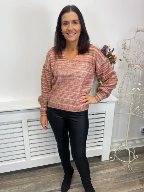 Vila Jumpers & Cardigans<GENA JUMPER (BEET RED/MULTI)
