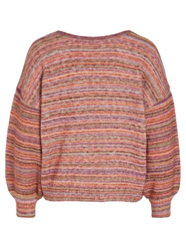 Vila Jumpers & Cardigans<GENA JUMPER (BEET RED/MULTI)