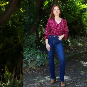 Rant & Rave Jeans<Georgia Straight Tummy Tuck Jeans Short Leg (Mid )