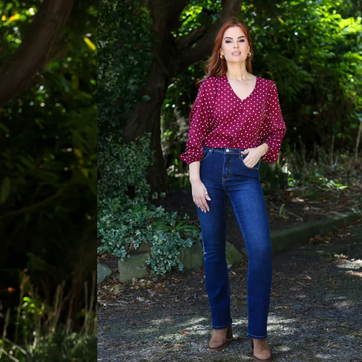 georgia_straight_tummy_tu_0-1.webp Rant & Rave Jeans<Georgia Straight Tummy Tuck Jeans Short Leg (Mid )