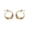 Pieces Jewellery<GIA HOOP EARRINGS (GOLD)