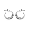 Pieces Jewellery<GIA HOOP EARRINGS (SILVER)