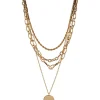 Pieces Jewellery<GINA COMBI NECKLACE (GOLD)