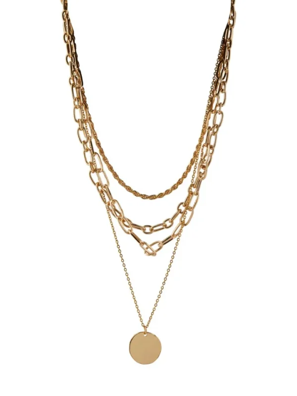 Pieces Jewellery<GINA COMBI NECKLACE (GOLD)