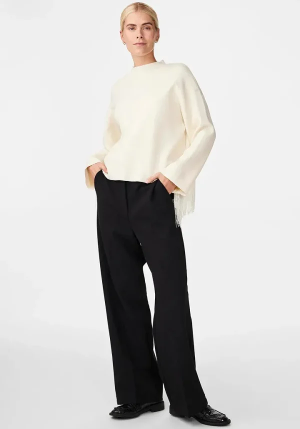 Yas Jumpers & Cardigans<Gina Fringe Jumper (Birch)