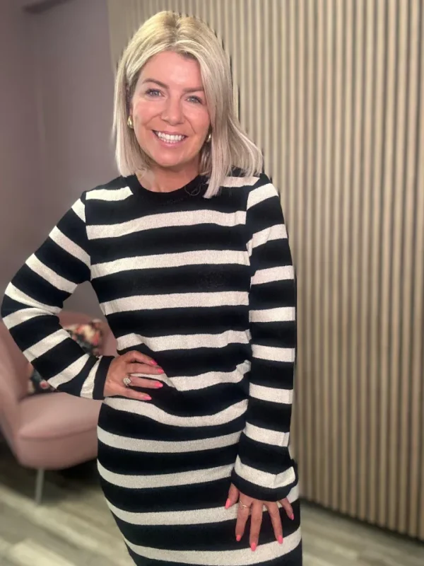 Object Jumpers & Cardigans | Co-Ords<Gina Tie Top (Cloud Dancer/Black)