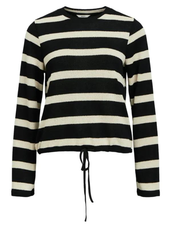 Object Jumpers & Cardigans | Co-Ords<Gina Tie Top (Cloud Dancer/Black)