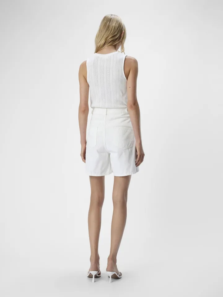 glory_midwaist_denim_shor_3.webp Object Shorts & Playsuits<Glory Mid-Waist Denim Shorts (Cloud Dancer/White)
