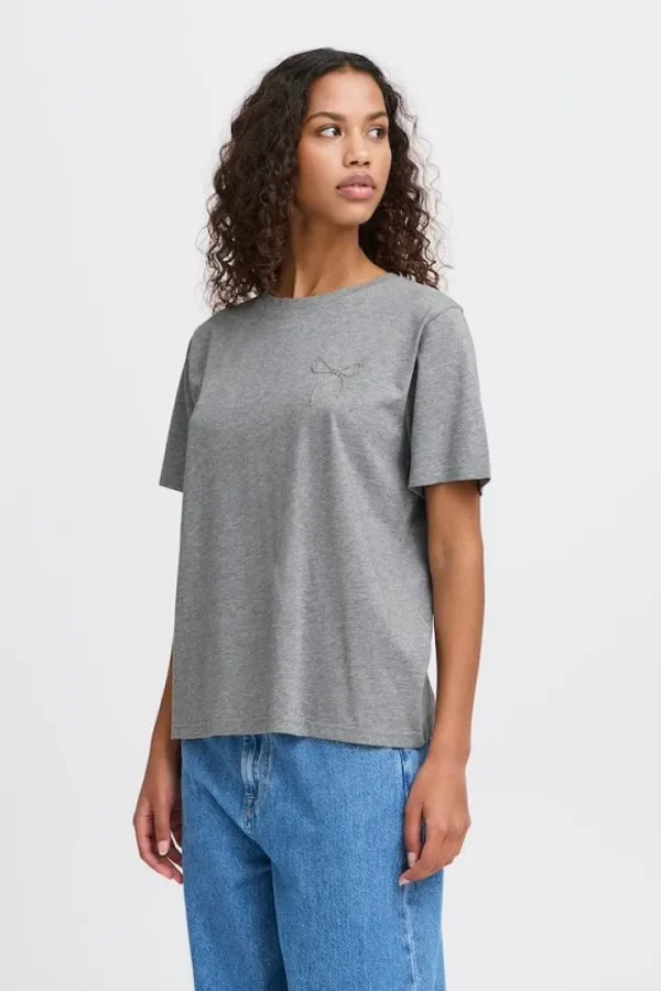 Ichi T-Shirts<Hanna T-Shirt (Light Melange)