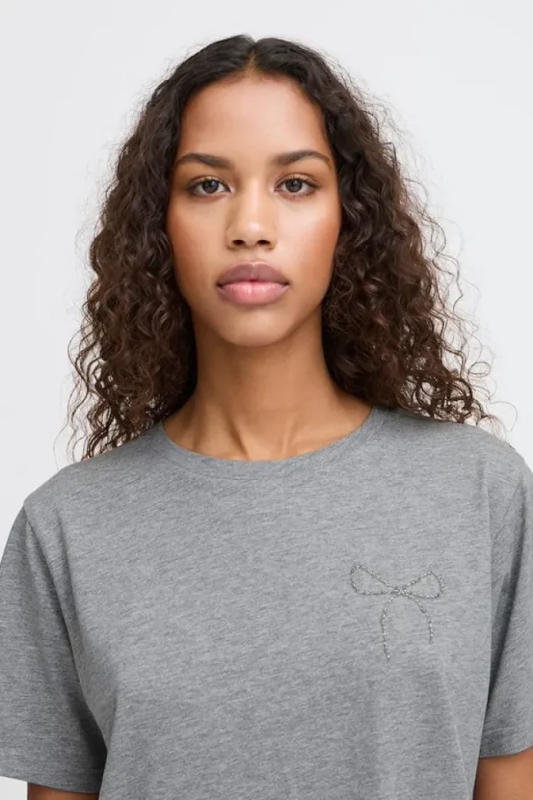 Ichi T-Shirts<Hanna T-Shirt (Light Melange)
