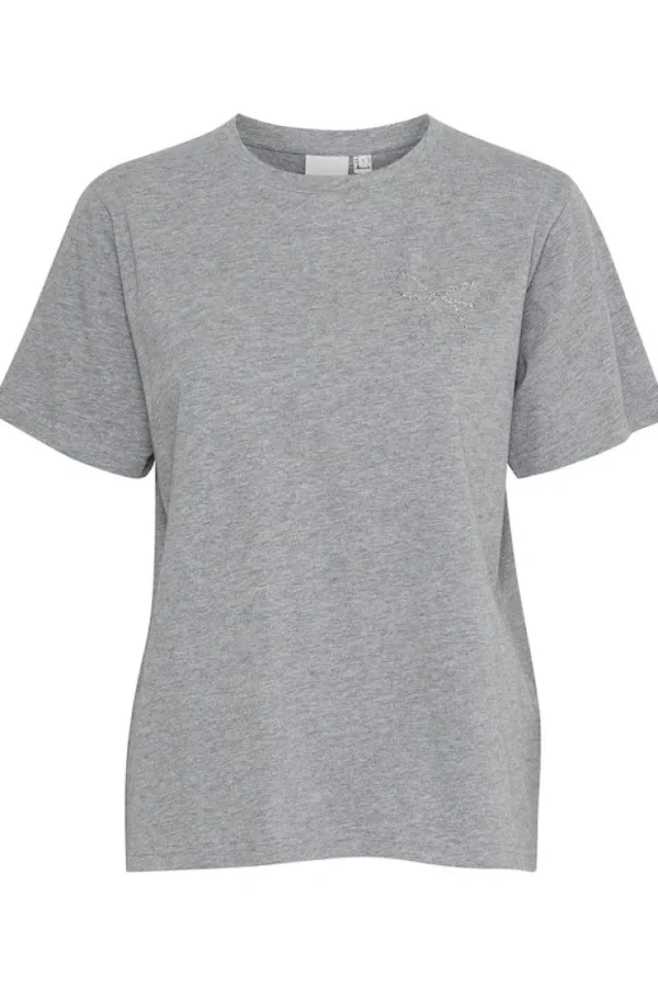 Ichi T-Shirts<Hanna T-Shirt (Light Melange)