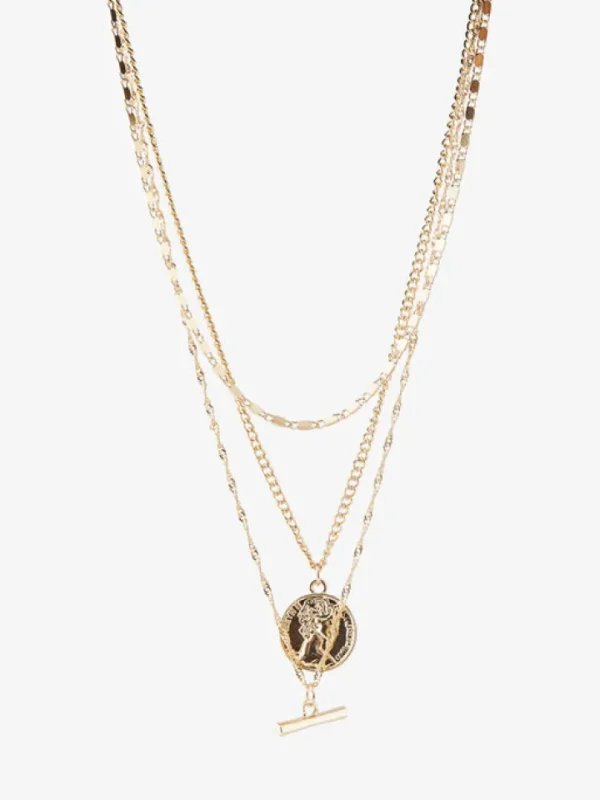 Pieces Jewellery<Hanni Combi Necklace (Gold)