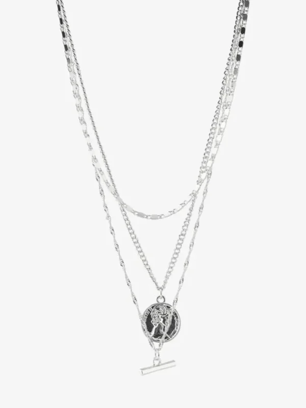 Pieces Jewellery<Hanni Combi Necklace (Silver)