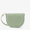 Pieces Bags & Purses<Hanva Croc Effect Crossbody Bag (Sage)