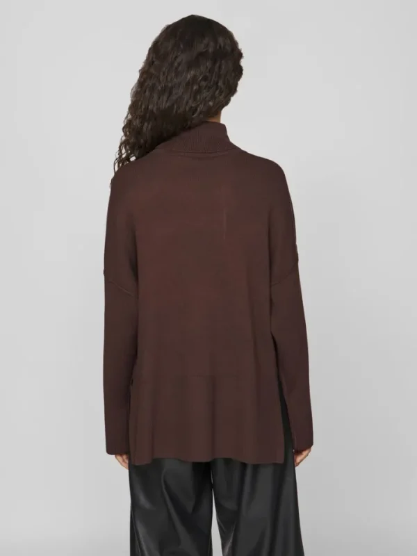 Vila Jumpers & Cardigans<Harper Rollneck Jumper (Coffee Bean)