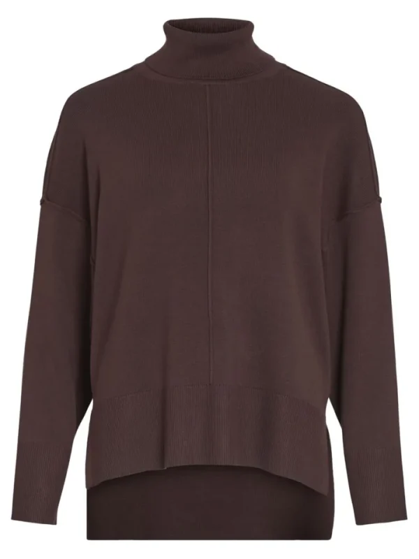 Vila Jumpers & Cardigans<Harper Rollneck Jumper (Coffee Bean)