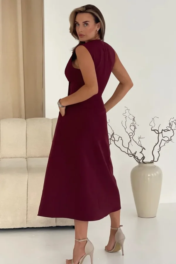 Girl in Mind Occasionwear | Dresses<Hazel Tailored Sleeveless Midi Dress