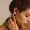 Folie A Trois Jewellery<HEART ME EARRINGS (GOLD)