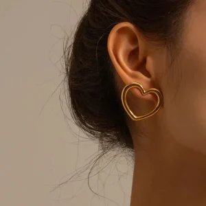 Folie A Trois Jewellery<HEART ME EARRINGS (GOLD)