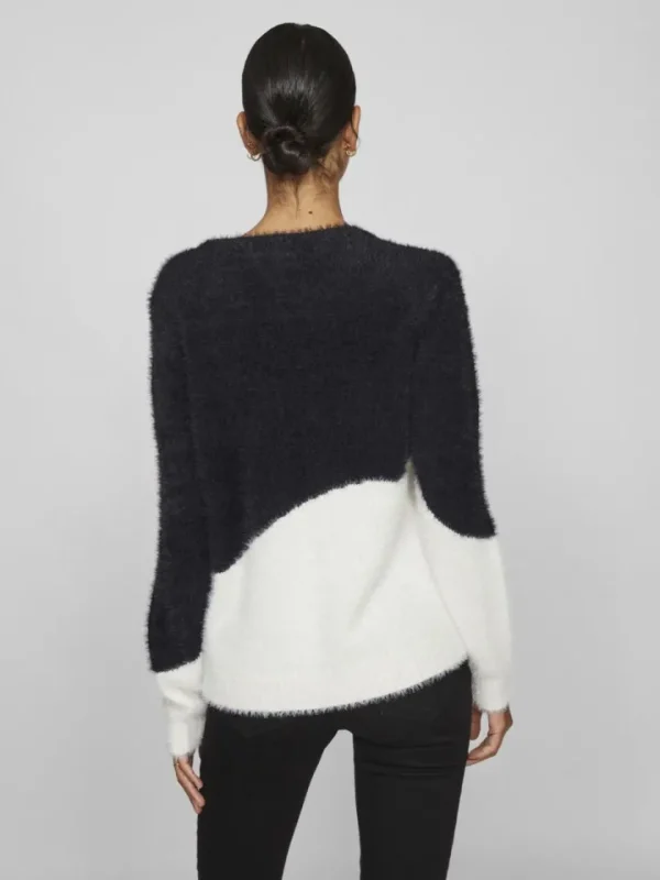 Vila Jumpers & Cardigans<Heather Knit Jumper ( Beauty/ White)