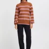 Ichi Jumpers & Cardigans<HEDEN HIGH NECK JUMPER (SUGAR ALMOND)