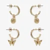 Pieces Jewellery<Henn 2 Pack Hoop Earring (gold)
