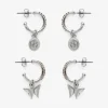 Pieces Jewellery<Henn 2 Pack Hoop Earring (Silver)