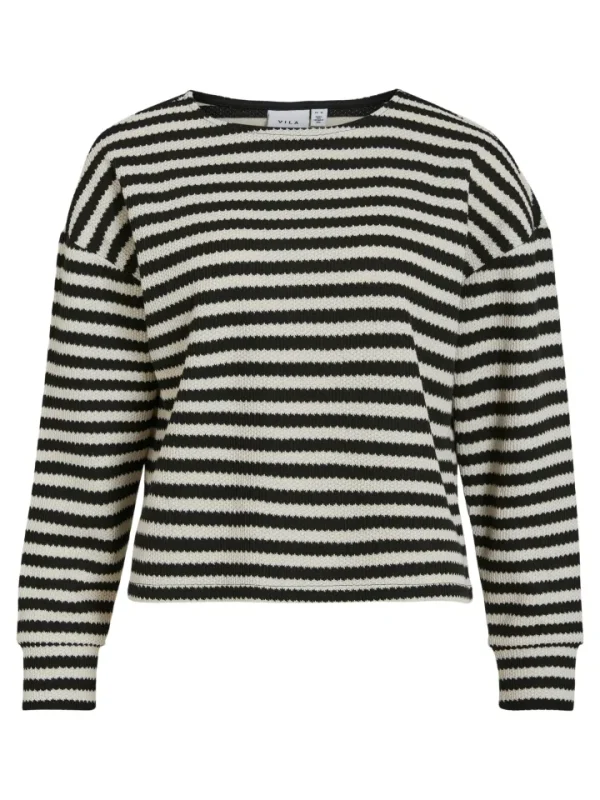 Vila Jumpers & Cardigans<HIMLA JUMPER (BIRCH/BLACK)