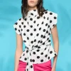 Minueto Shirts & Blouses<Holly Top (White/Black)