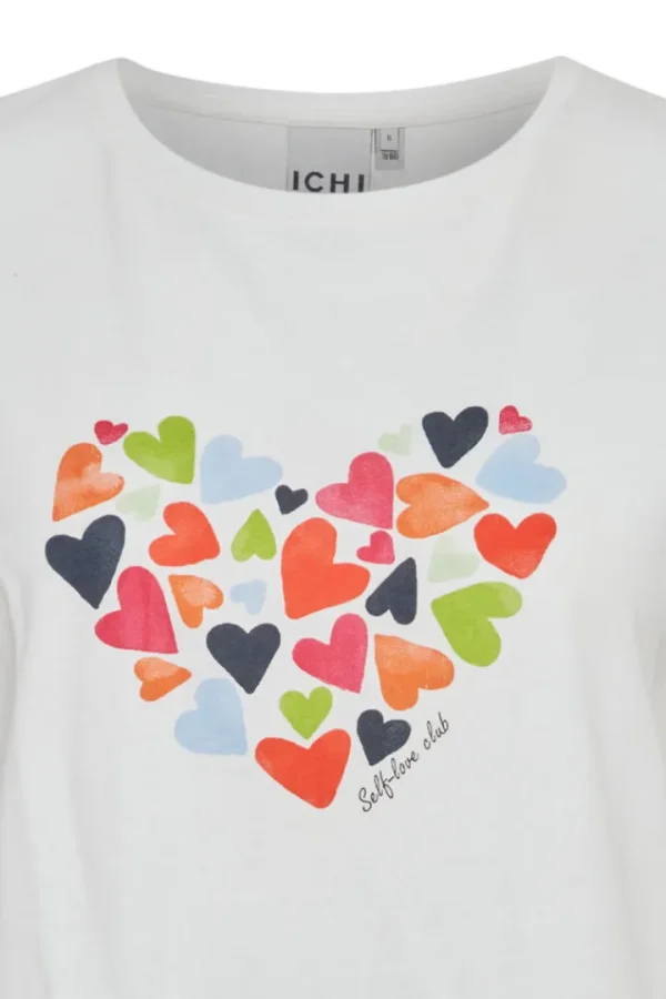 Ichi T-Shirts<Hossi Hearts T-Shirt (Cloud Dancer)