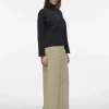 Vila Pants<Ida 7/8 Fold Up Pants (Feather Gray)