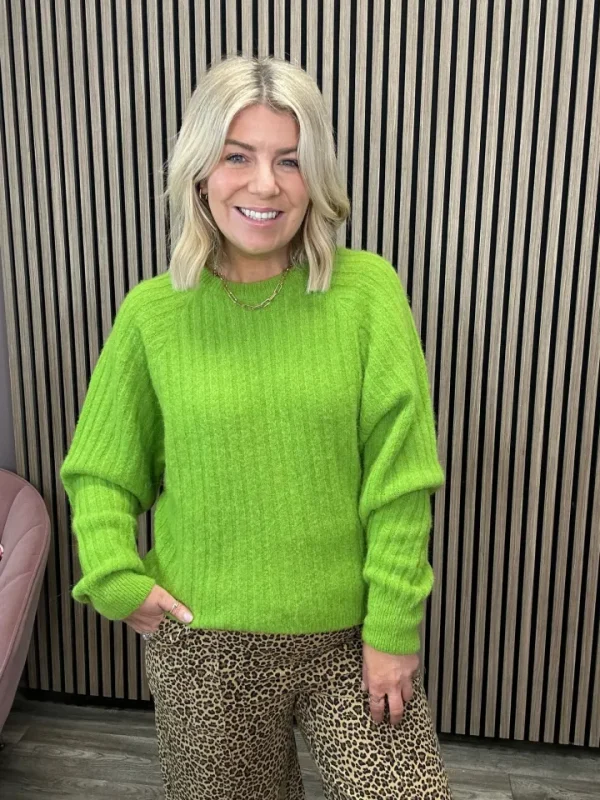 Frnch Jumpers & Cardigans<Imaya Jumper (Lime Green)