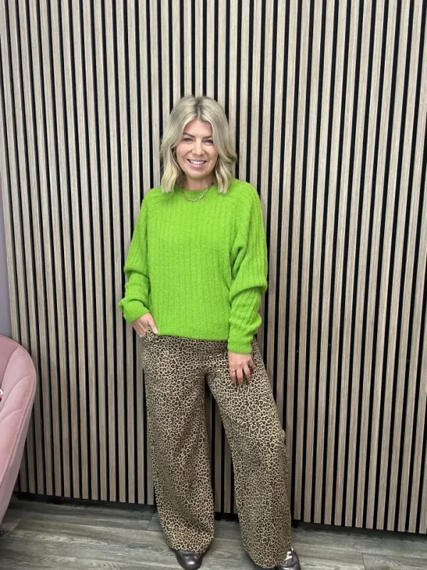 Frnch Jumpers & Cardigans<Imaya Jumper (Lime Green)
