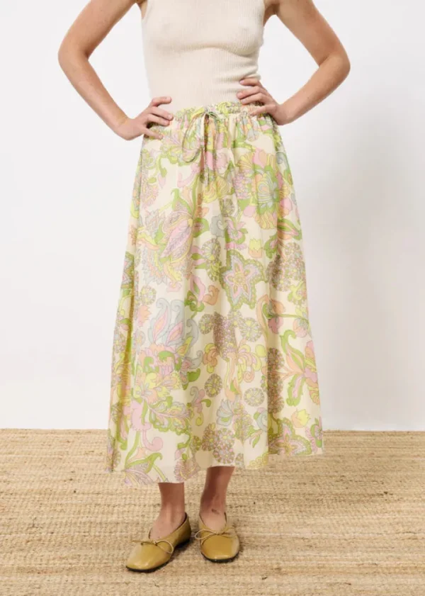 Frnch Skirts<Indrany Midi Skirt (/Pastel)