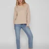 Vila Jumpers & Cardigans<ITA SWEAT TOP (BEIGE)