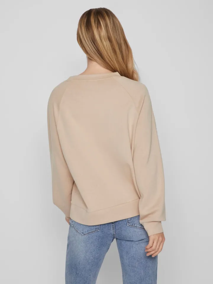 ita_sweat_top_beige_4.webp Vila Jumpers & Cardigans<ITA SWEAT TOP (BEIGE)