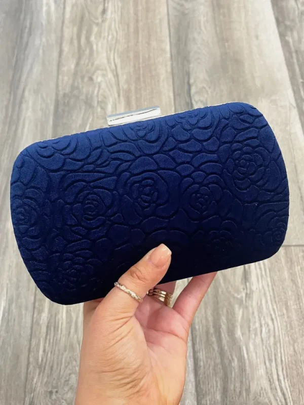 Wsl 8 Bags & Purses<Ivy Embossed Velvet Clutch (Navy)