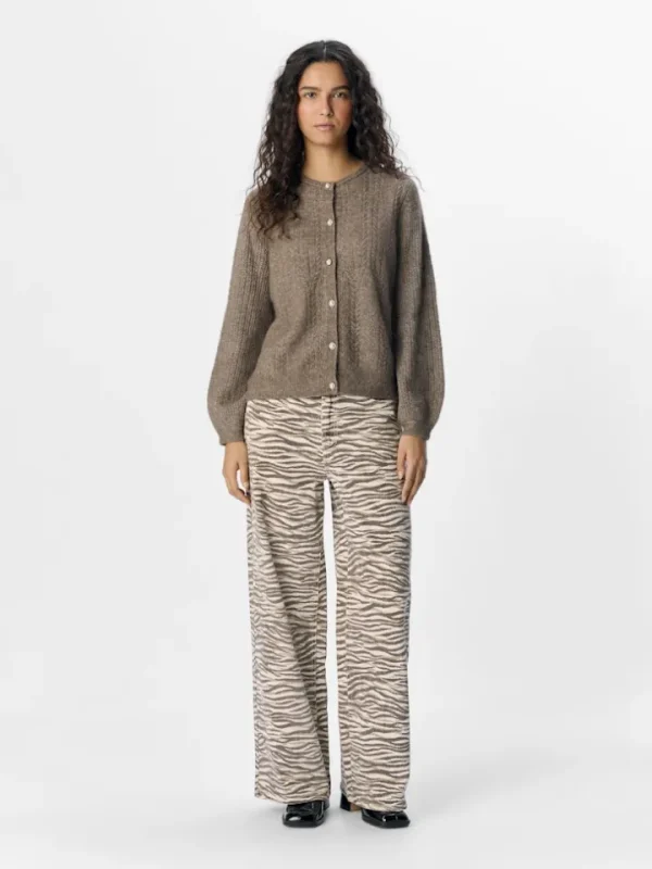 Object Jeans<Jacinta High Waisted Jeans (Sandshell/Zebra)
