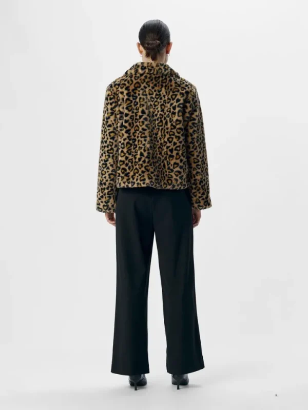 Object Jackets | Coats<Jaddie Faux Fur Jacket (Humus/Leo)