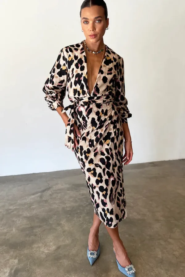 Never Fully Dressed Skirts<Jaspre Wrap Skirt (Leopard)