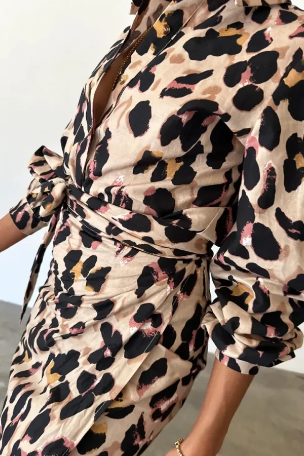 Never Fully Dressed Skirts<Jaspre Wrap Skirt (Leopard)