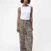 Object Pants<Jenny Wide Leg Trousers (Leopard)