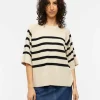 Object Jumpers & Cardigans<JESTER 2/4 KNIT (SANDSHELL/BLACK)