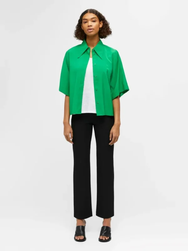 Object Shirts & Blouses<Jsy Shirt (Fern Green)