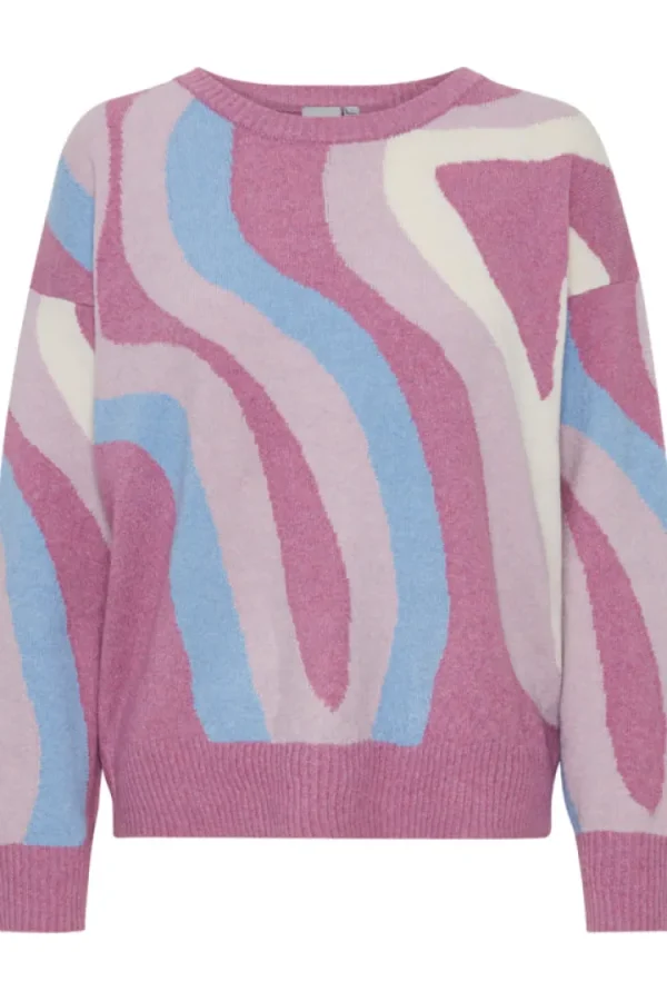 Ichi Jumpers & Cardigans<Juli Jumper (Super Pink)