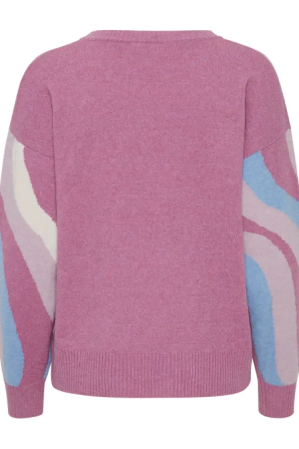 Ichi Jumpers & Cardigans<Juli Jumper (Super Pink)