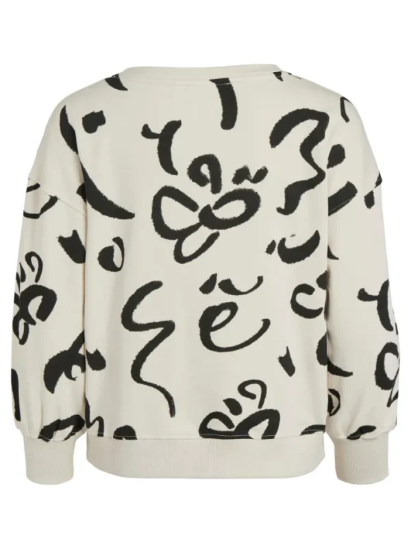 Vila Jumpers & Cardigans<July Sweatshirt (Birch/Black)