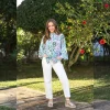 Rant & Rave Jeans<KAITLYN MOM JEAN SHORT LEG (SOFT WHITE)